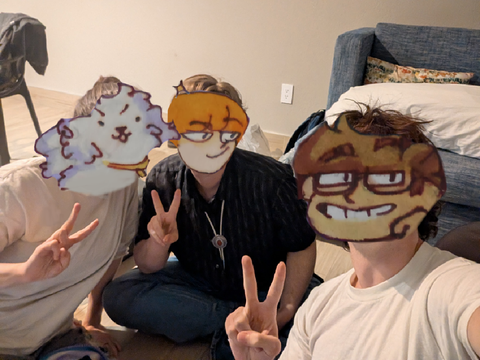 The fam met up