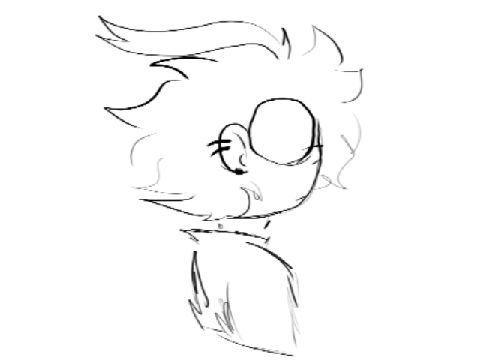 Dib's Messy Hair | Animation Practice