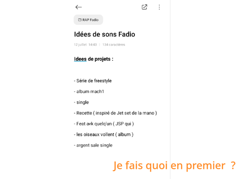 Idées de sons