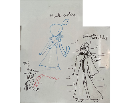 Whiteboard doodle
