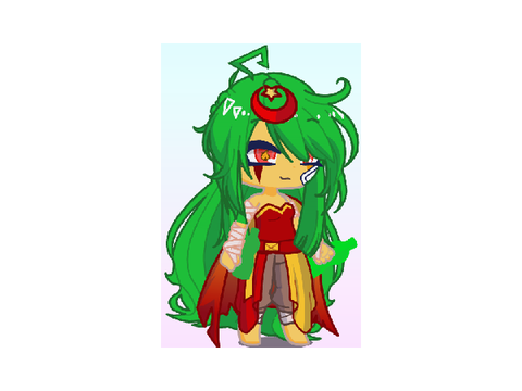 I made my beast OC in gacha life 2!! (part 2 of my ancient oc)