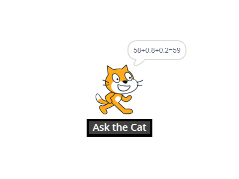 Calculator but with a cat.