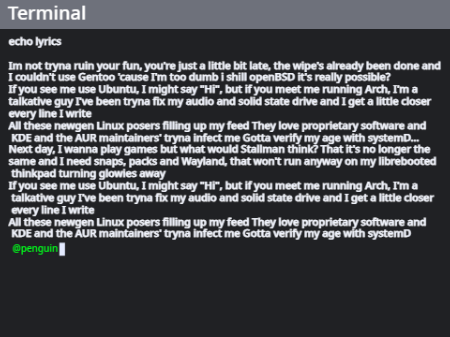add your voice in If you see me use ubuntu