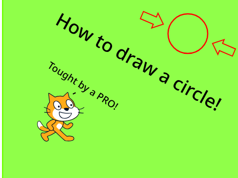 How to draw a circle!