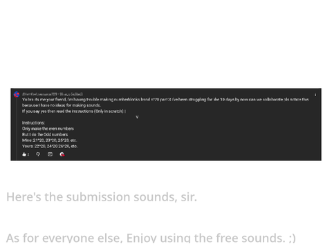 Sound Submissions