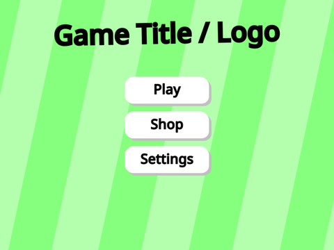 Menu template