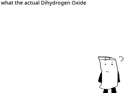 what the actual H2O