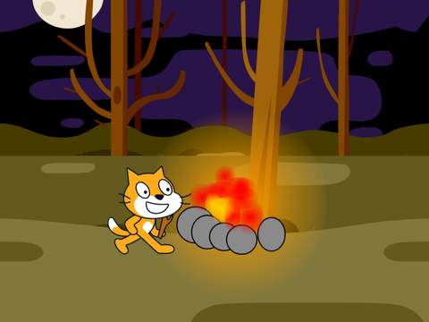 Kitty Camping