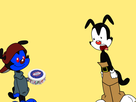 Dark Wakko Eats The Memorial Day Cookies