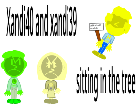 xandi40 and xandi39 sitting in the tree