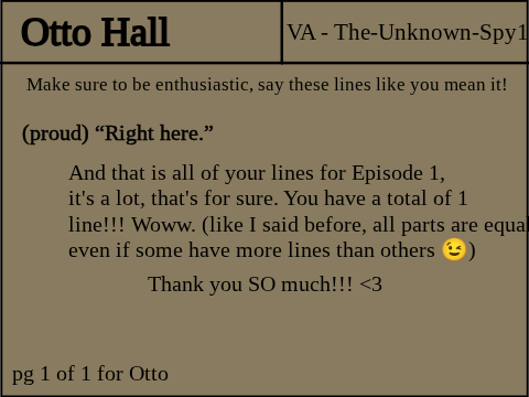 [OTTO'S LINES] Episode 1 - Movie Madness 