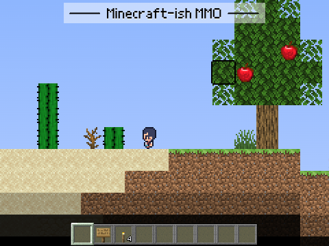 Minecraft-ish MMO v1.7 3