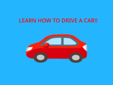 Learn to drive a car!!!