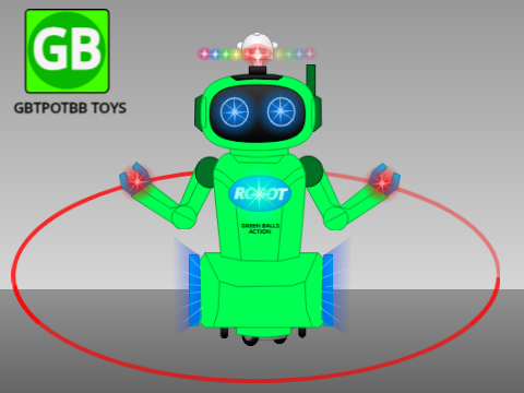 Super Green Robot