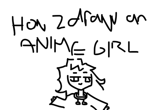 how to draw anime tutorial