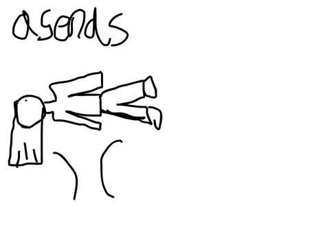 *asends*