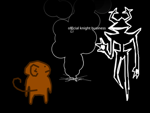 You accidentally made a dark fountain, now the knight is gonna kidnap your parents