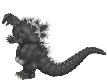 My OLD Godzilla 1954 vector reshare