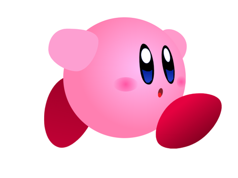 kirby running sprite