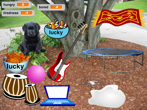 virtual pet : LUCKY