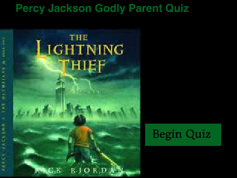 Percy Jackson Godly Parent Quiz