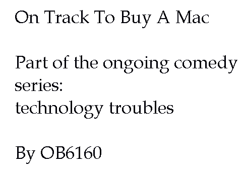 On track to buy a mac