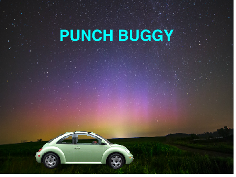 PUNCH BUGGY!!!