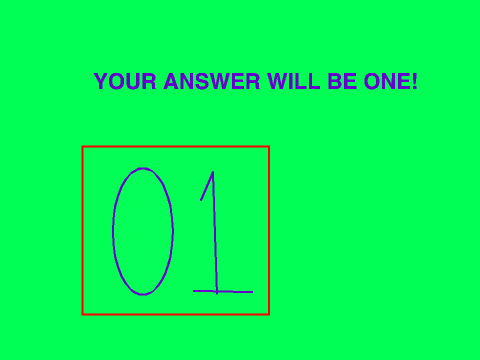 Your Number Will Be 1