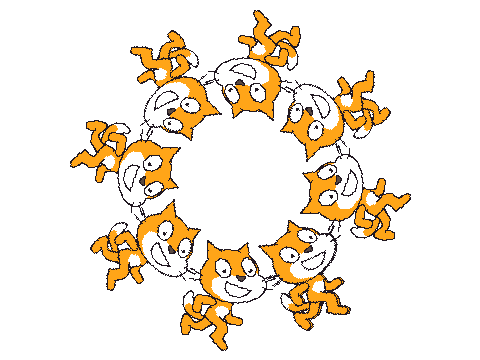 1 sprite 1 script circles!!