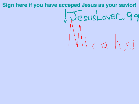 Sign if you have accepted Jesus as your savior! remix