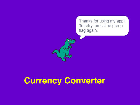 SCRATCH CURRENCY CONVERTER