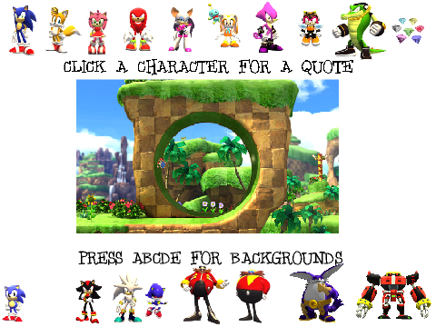 Sonic Generations Scene Creator