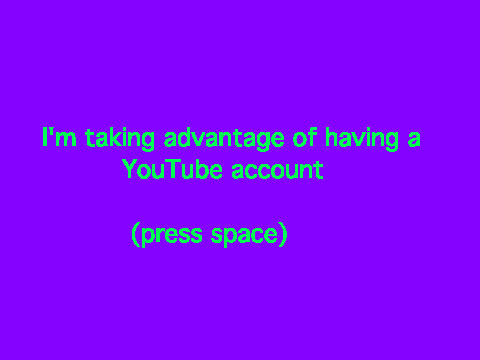My YouTube Account