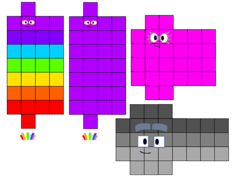 Numberblocks printable #2