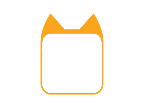 【素材】猫耳の枠