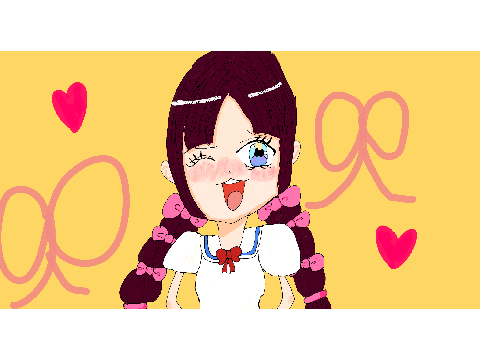 高校に来たらモテそうな女の子描いてみた