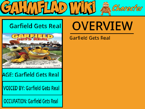 Gahmflad Wiki: Garfield Gets Real