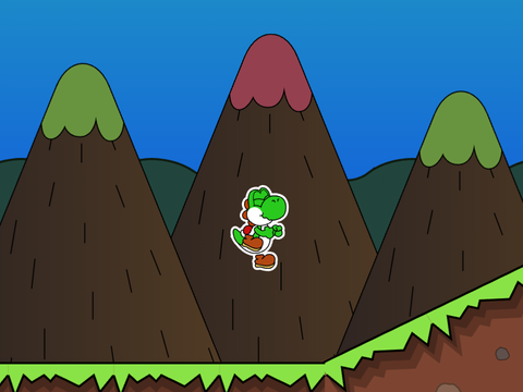 Yoshi can now flutter jump