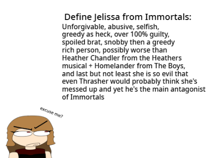 Define Jelissa (VOLUME WARNING BTW)