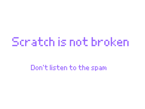 Scratch is not broken