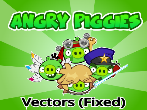 Angry Piggies Vectors (Fixed)