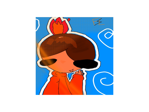 Flaming fire