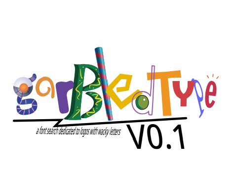 GarbledType | a font search dedicated to logos with wacky letters
