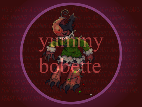 christmas in july art (twisted bobette)