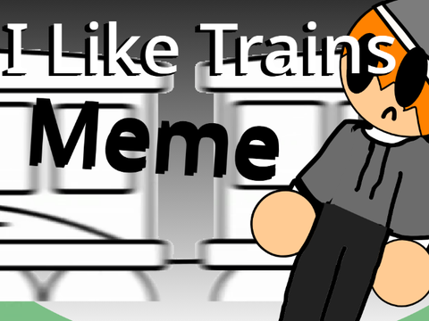 I like trains - Waddles Meme || #Animations