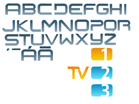 can anyone vectorize this praça tv font thing remix