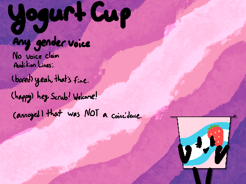 Yogurt Cup Audition