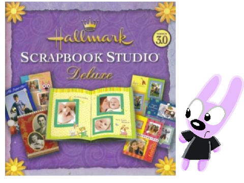 my wife has been enjoying her new hallmark scrapbook studio deluxe 3.0 (2005) software for 7 hours