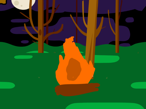 Interactive Campfire scene!!