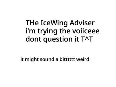 WOf Ice and Fire! Voice auds! remix